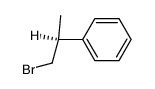 S-(-)-1-bromo-2-phenylpropane Structure