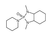 (3αR,7αR)-1,3-Dimethyl-2-(1-piperidinyl)octahydro-1H-1,3,2-benzodiazaphosphole 2-oxide Structure