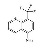 8-(trifluoromethyl)quinolin-5-amine structure