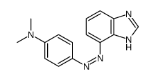 4-[(1H-Benzimidazol-4-yl)azo]-N,N-dimethylbenzenamine Structure