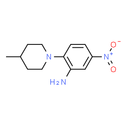 2-(4-甲基哌嗪-1-基)-5-硝基苯胺结构式