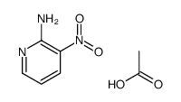 acetic acid,3-nitropyridin-2-amine结构式