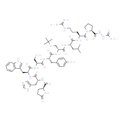 (D-His2,D-Ser(tBu)6,AzaGly10)-LHRH结构式