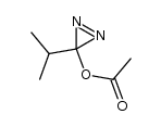 3-isopropyl-3H-diazirin-3-yl acetate结构式