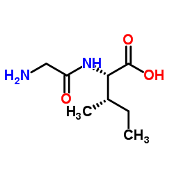 H-Gly-Ile-OH Structure