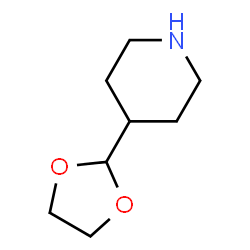 4-(1,3-二氧戊环-2-基)哌啶图片