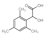 Benzeneacetic acid, a-hydroxy-2,4,6-trimethyl-结构式