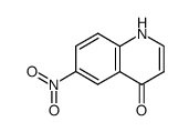 6-NITROQUINOLIN-4(1H)-ONE结构式