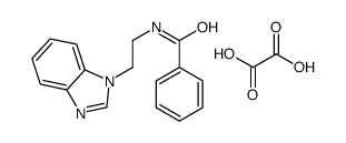 N-[2-(benzimidazol-1-yl)ethyl]benzamide,oxalic acid Structure