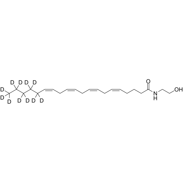 Anandamide-d11 Structure