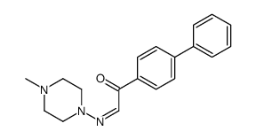 α-[(4-Methyl-1-piperazinyl)imino]-4'-phenylacetophenone Structure