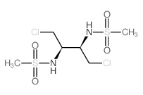 Methanesulfonamide,N,N'-[1,2-bis(chloromethyl)ethylene]bis-, (R,R)-(-)- (8CI) Structure