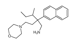 3-methyl-2-(2-morpholin-4-yl-ethyl)-2-naphthalen-2-yl-pentylamine Structure