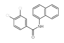 Benzamide,3,4-dichloro-N-1-naphthalenyl- structure