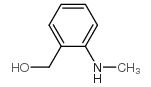 Benzenemethanol,2-(methylamino)- structure