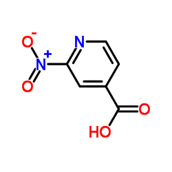 2-硝基-4-吡啶甲酸结构式