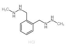 Hydrazine,1,1'-(o-phenylenedimethylene)bis[2-methyl-, dihydrochloride (7CI,8CI) structure