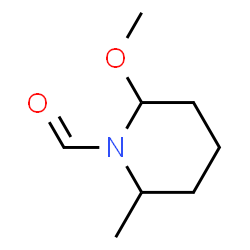 1-Piperidinecarboxaldehyde, 2-methoxy-6-methyl- (9CI)结构式