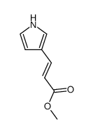 methyl 3-(1H-pyrrol-3-yl)acrylate Structure