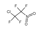 2-nitro-1-chloro-tetrafluoroethane Structure