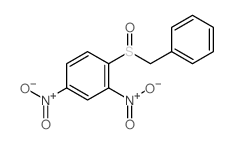 1-benzylsulfinyl-2,4-dinitro-benzene Structure