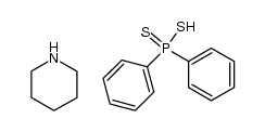 piperidinium diphenylphosphinodithioate结构式