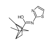 Tricyclo[3.2.0.02,6]heptane-1-carboxamide, 2,6-dimethyl-N-2-thiazolyl- (9CI) structure