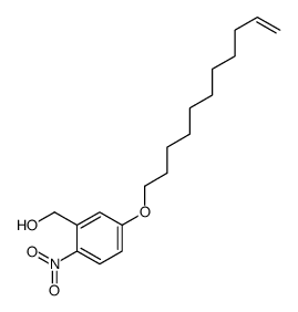 (2-nitro-5-undec-10-enoxyphenyl)methanol Structure