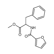 2-[(Furan-2-carbonyl)-amino]-3-phenyl-propionic acid methyl ester Structure