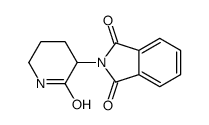 2-(2-oxopiperidin-3-yl)isoindole-1,3-dione结构式