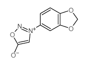 3-benzo[1,3]dioxol-5-yl-1-oxa-2-aza-3-azoniacyclopent-3-en-5-one Structure