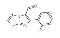 6-(2-Fluorophenyl)imidazo[2,1-b][1,3]thiazole-5-carbaldehyde结构式