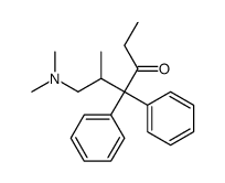 6-(Dimethylamino)-5-methyl-4,4-diphenyl-3-hexanone structure
