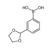 [3-(1,3-dioxolan-2-yl)phenyl]boronic acid Structure