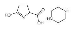 5-oxoproline, compound with piperazine (1:1)结构式