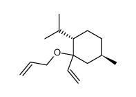 1-allyloxy-2-(S)-isopropyl-5-(R)-methyl-1-vinylcyclohexane Structure