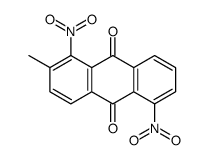 1,5-Dinitro-2-methyl-9,10-anthraquinone Structure