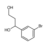 1-(3-bromophenyl)propane-1,3-diol结构式