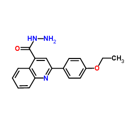 2-(4-Ethoxyphenyl)-4-quinolinecarbohydrazide结构式