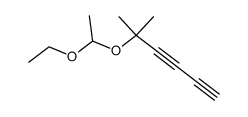 5-(1-ethoxy-ethoxy)-5-methyl-hexa-1,3-diyne Structure