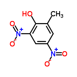 Dinitro-ortho-cresol Structure