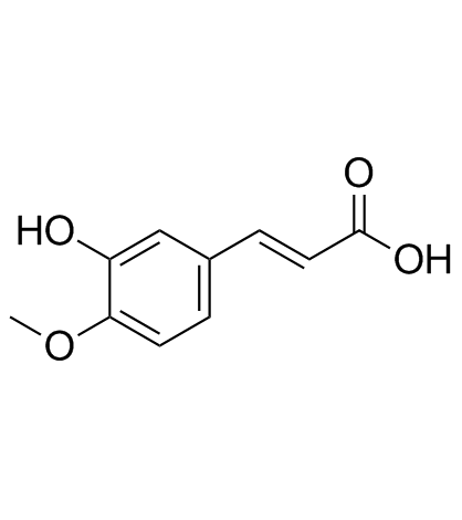 Isoferulic acid Structure