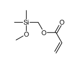 [methoxy(dimethyl)silyl]methyl prop-2-enoate结构式