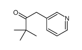 3,3-dimethyl-1-pyridin-3-ylbutan-2-one结构式