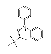 (R)-((3,3-dimethylbutan-2-yl)oxy)diphenylsilane Structure