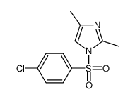 1-(4-chlorophenyl)sulfonyl-2,4-dimethylimidazole结构式