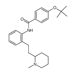 4-(t-butoxy)-2'-[2-(1-methyl-2-piperidyl)ethyl]benzanilide Structure