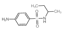 4-AMINO-N-(SEC-BUTYL)BENZENESULFONAMIDE Structure