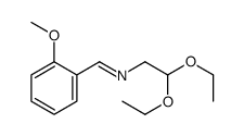 N-(2,2-diethoxyethyl)-1-(2-methoxyphenyl)methanimine结构式