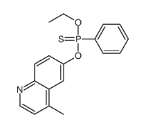 ethoxy-(4-methylquinolin-6-yl)oxy-phenyl-sulfanylidene-λ5-phosphane Structure